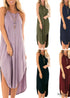 Vestido negro de primavera y verano